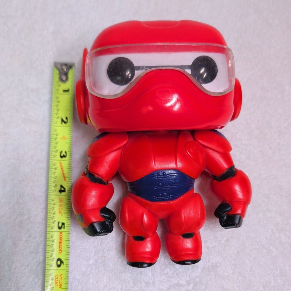 Disney Big Hero 6: Baymax: 6” Funko Pop Figure #112 Red Armor Loose Action Fig!